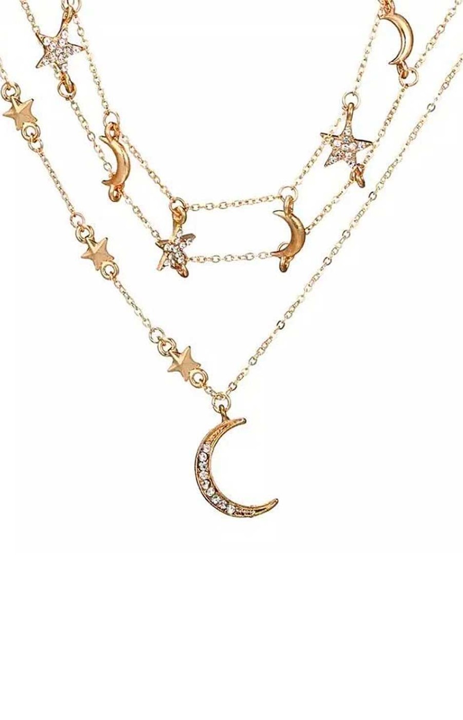 Accesorios Fetiche Suances | Collar Bohemio Dancing Lunas Y Estrellas