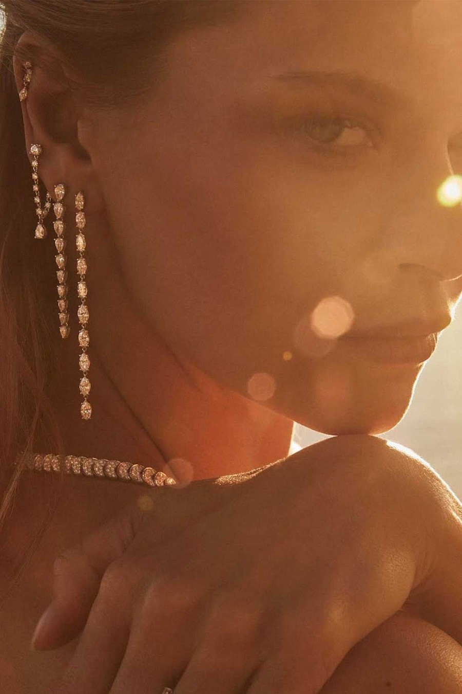 Accesorios Fetiche Suances | Pendientes Lagrimas Dorados