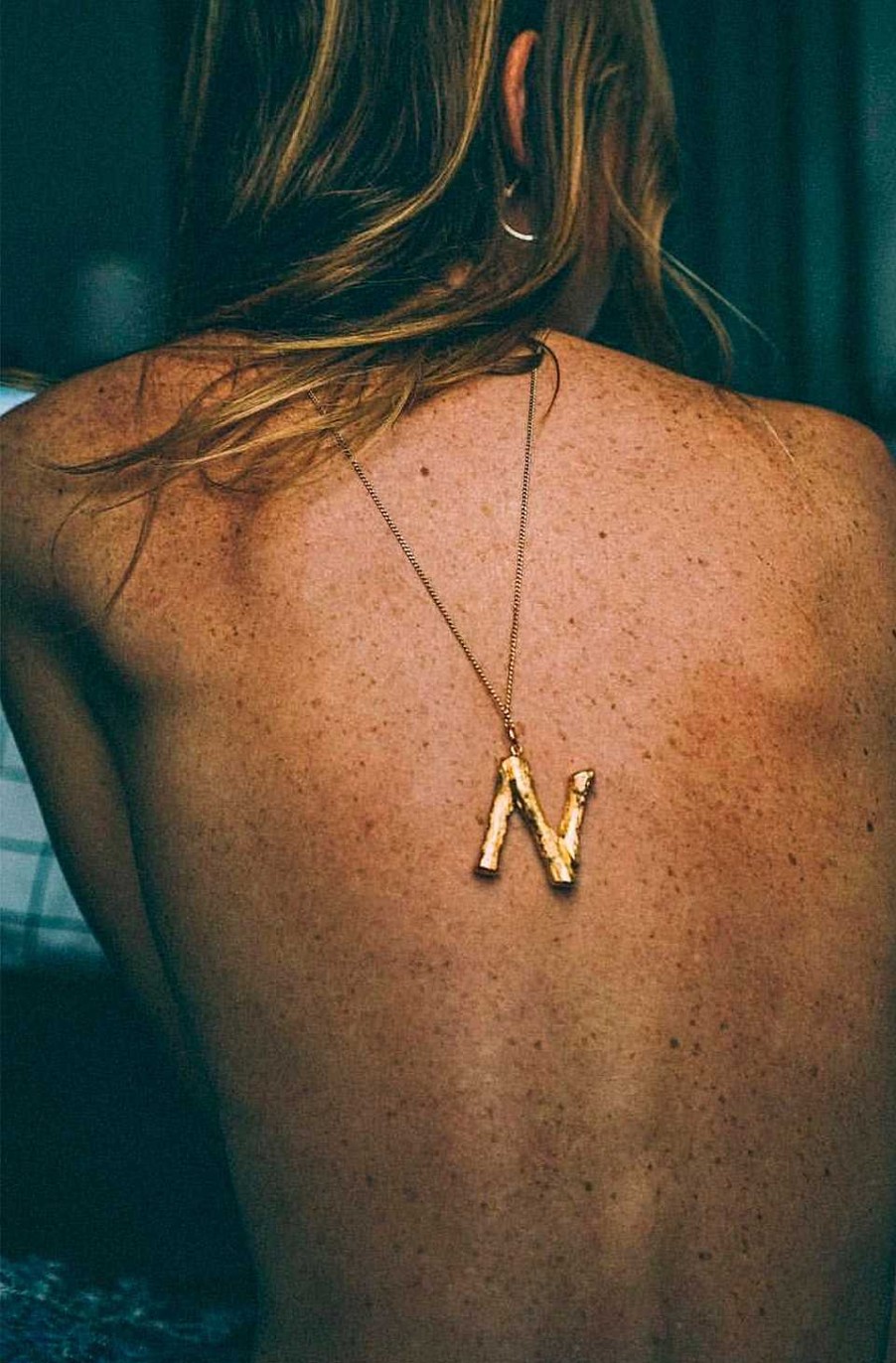 Accesorios Fetiche Suances | Collar Inicial ¨N¨