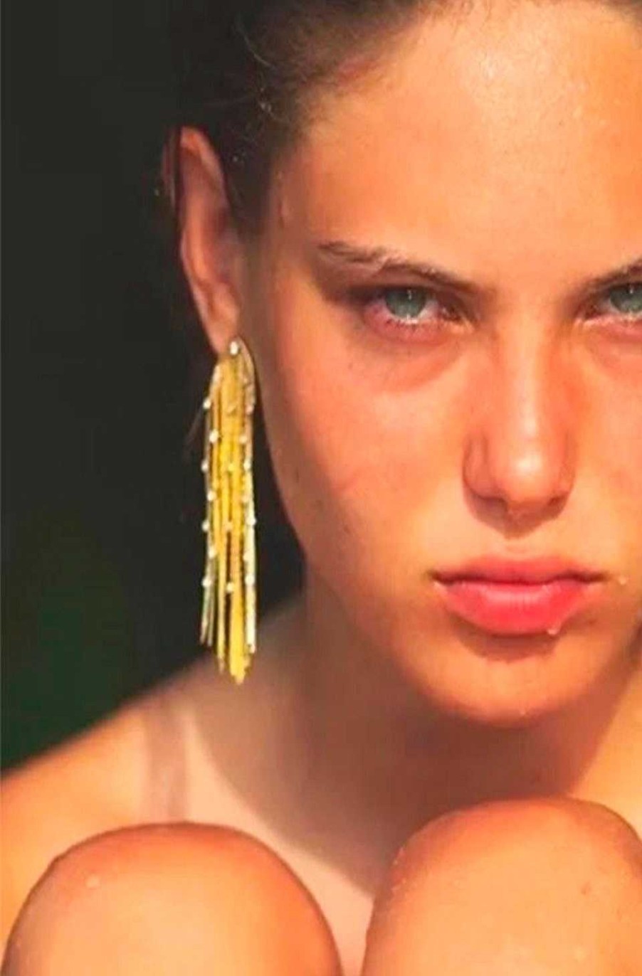 Accesorios Fetiche Suances | Pendientes Cadenas Doradas