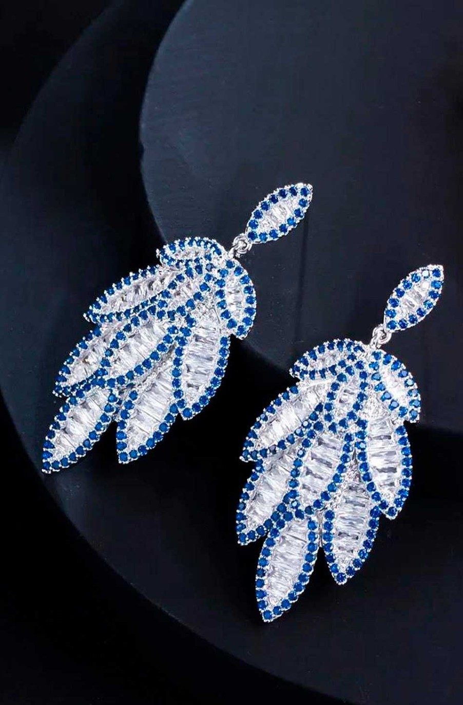 Accesorios Fetiche Suances | Pendientes Feather Circonitas