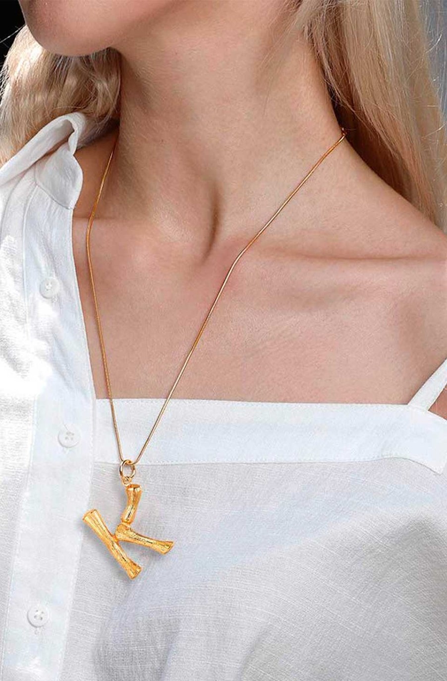 Accesorios Fetiche Suances | Collar Inicial¨K¨
