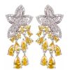 Accesorios Fetiche Suances | Pendientes Flor Gotas Amarillas