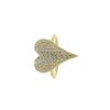 Accesorios Fetiche Suances | Anillo Coraz N Dorado Circonitas