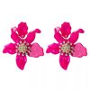 Accesorios Fetiche Suances | Pendientes De Flor Color Buganvilla