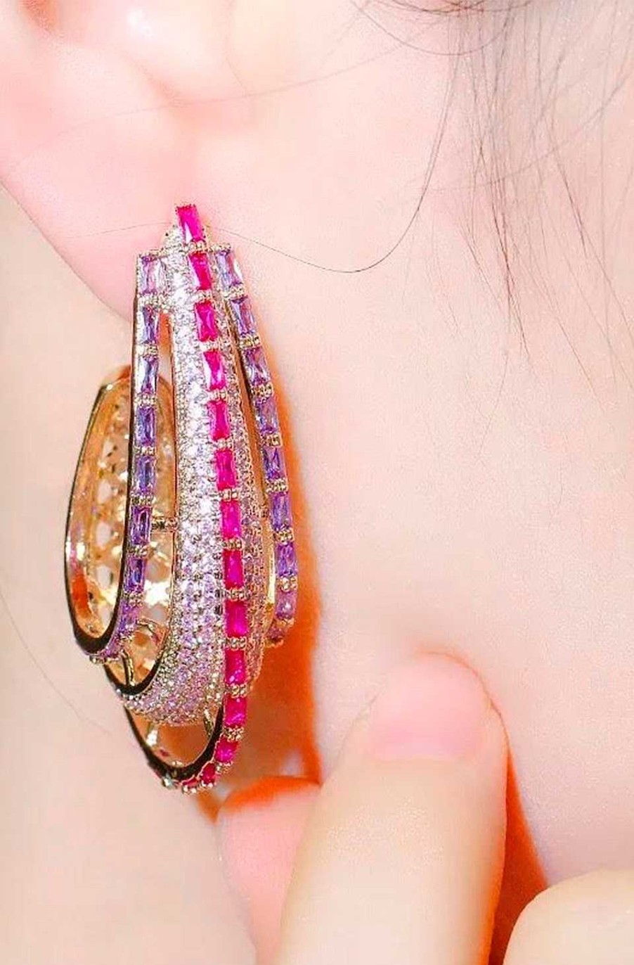 Accesorios Fetiche Suances | Pendientes Aro Varias Filas