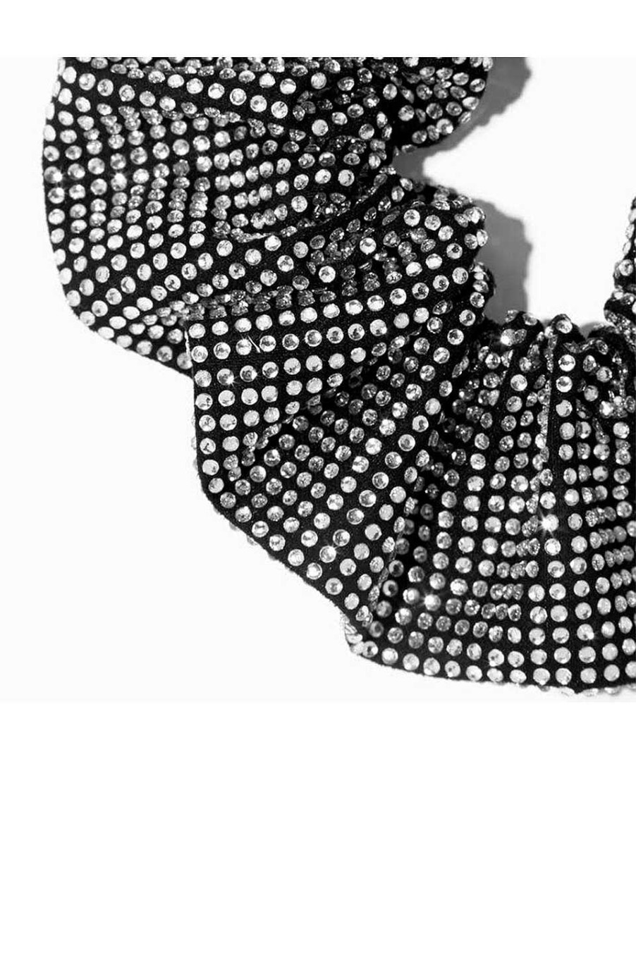 Accesorios Fetiche Suances | Goma De Pelo Cristales Plata