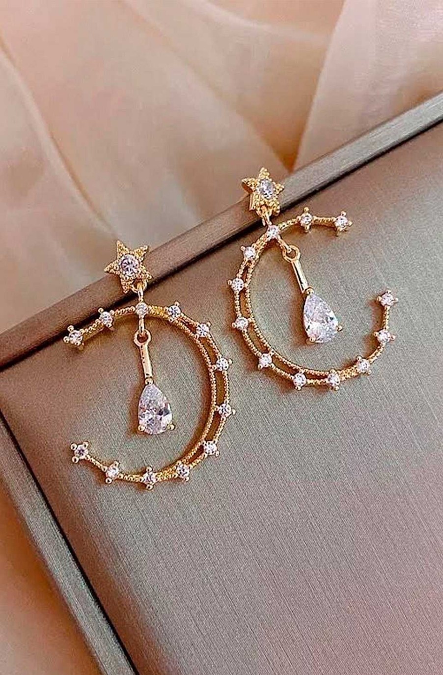 Accesorios Fetiche Suances | Pendientes Lagrimas Luna Y Estrellas