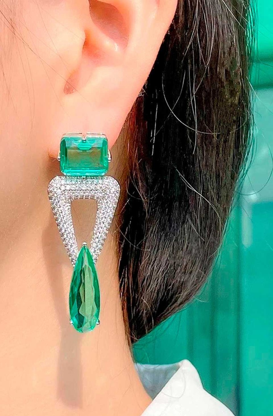 Accesorios Fetiche Suances | Pendientes Gota Verde