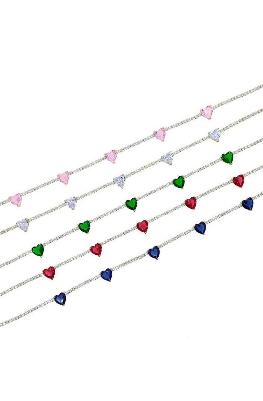 Accesorios Fetiche Suances | Collar Corazones Rubies