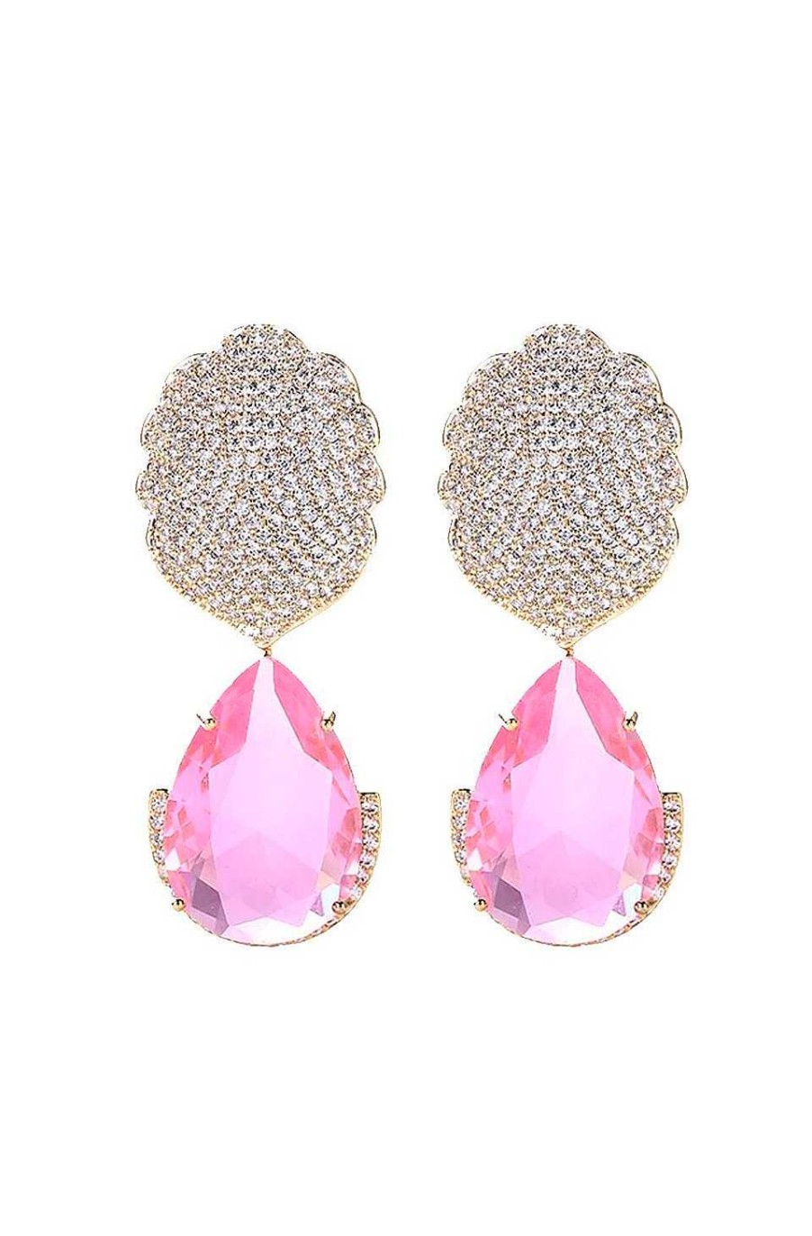 Accesorios Fetiche Suances | Pendientrd Lagrima Rosa