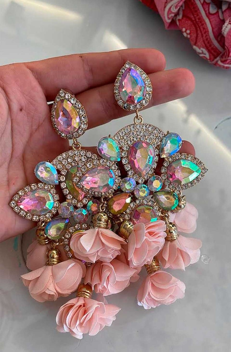 Accesorios Fetiche Suances | Pendientes Sevilla Flores Rosas