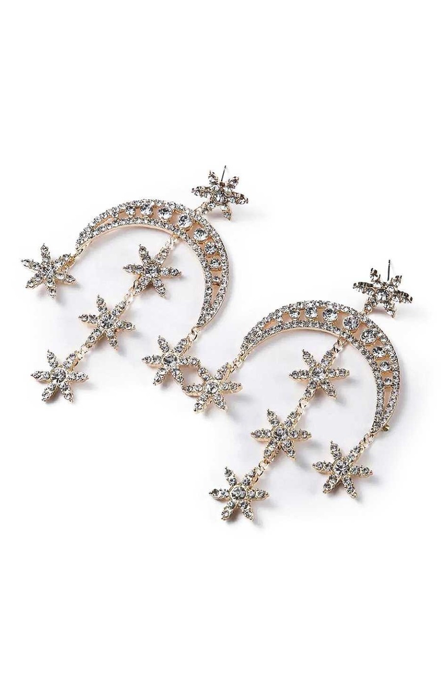 Accesorios Fetiche Suances | Pendientes Arezzo Moon & Stars