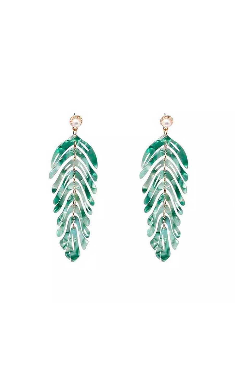 Accesorios Fetiche Suances | Pendientes Hoja De Palmera