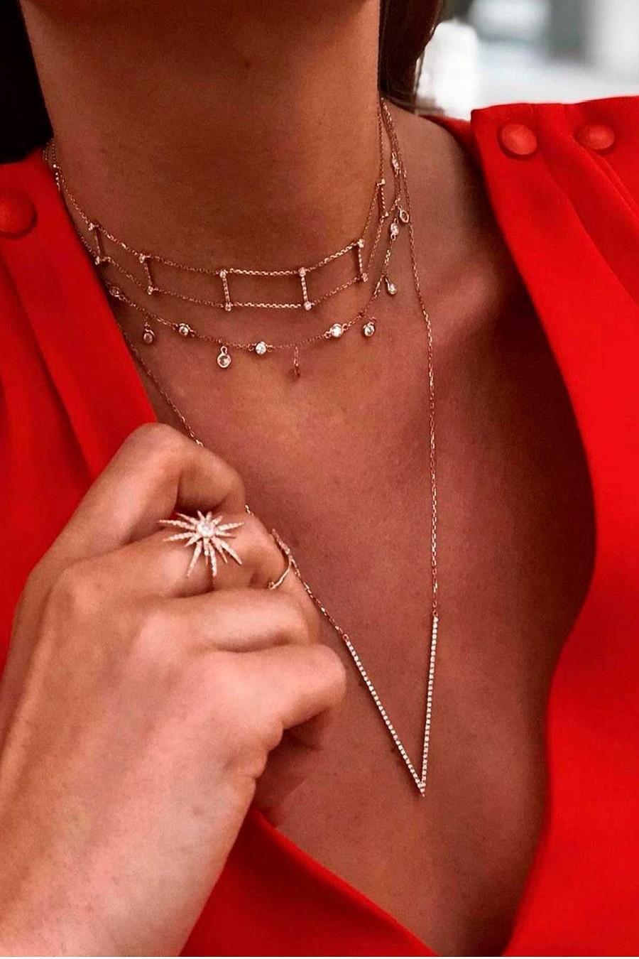 Accesorios Fetiche Suances | Collar Wendy Dorado
