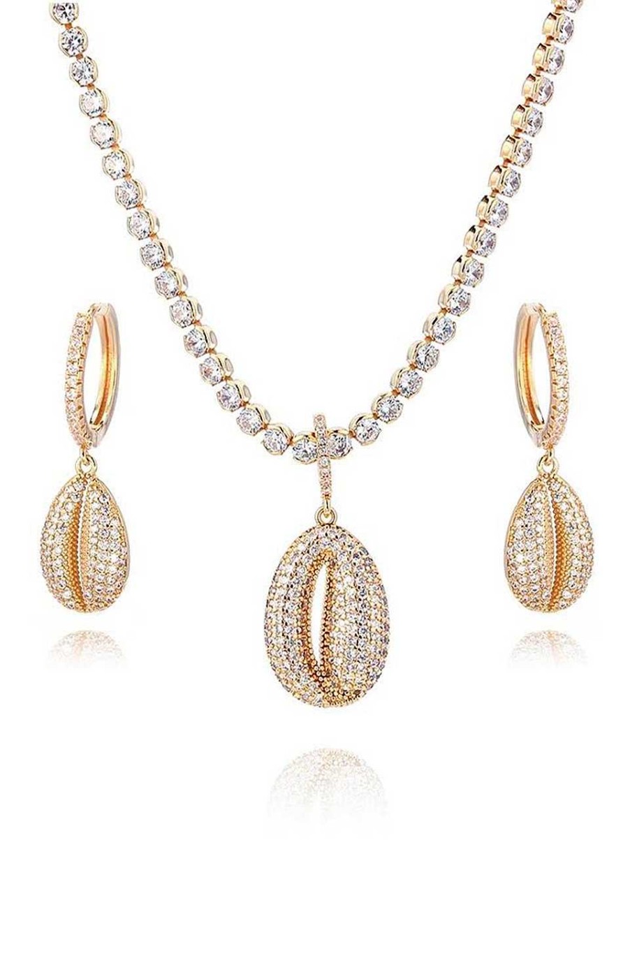 Accesorios Fetiche Suances | Collar Concha Cristales