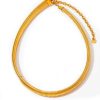 Accesorios Fetiche Suances | Collar Cadena Seriente Color Dorado