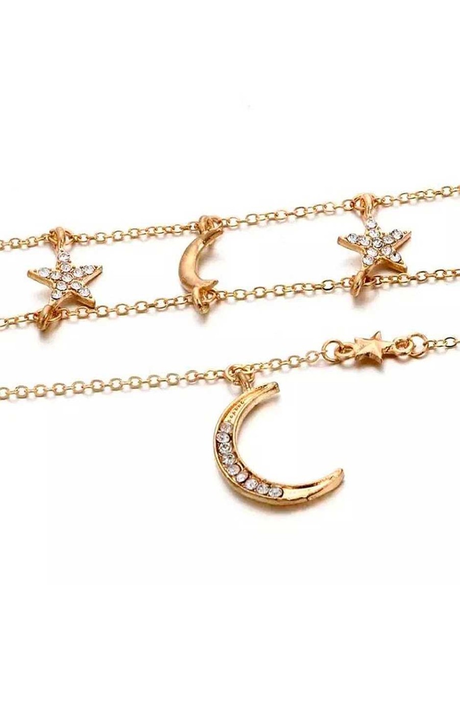 Accesorios Fetiche Suances | Collar Bohemio Dancing Lunas Y Estrellas