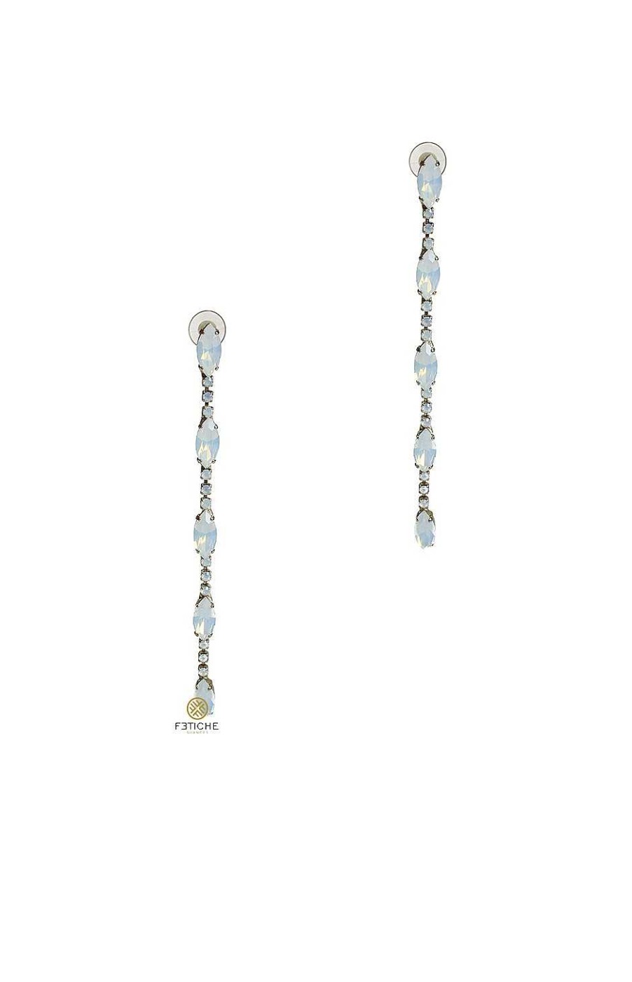 Accesorios Fetiche Suances | Pendientes Crystals Blanco
