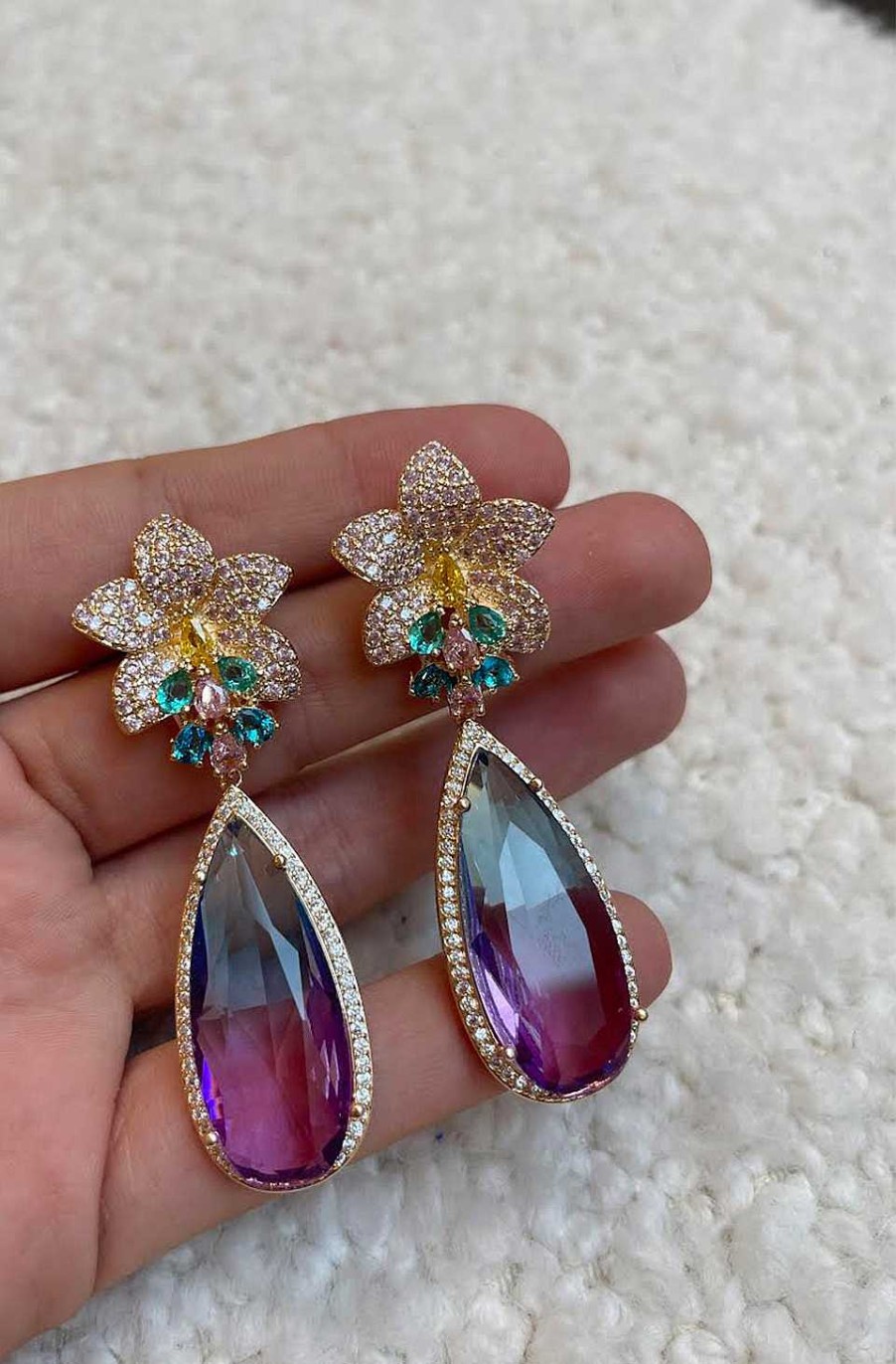 Accesorios Fetiche Suances | Pendientes Gota Y Flor
