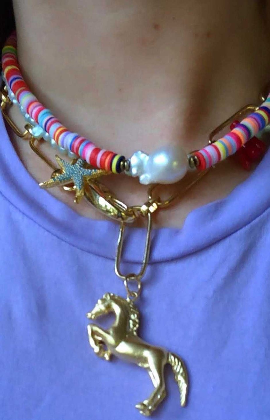 Accesorios Fetiche Suances | Collar Horse Gold