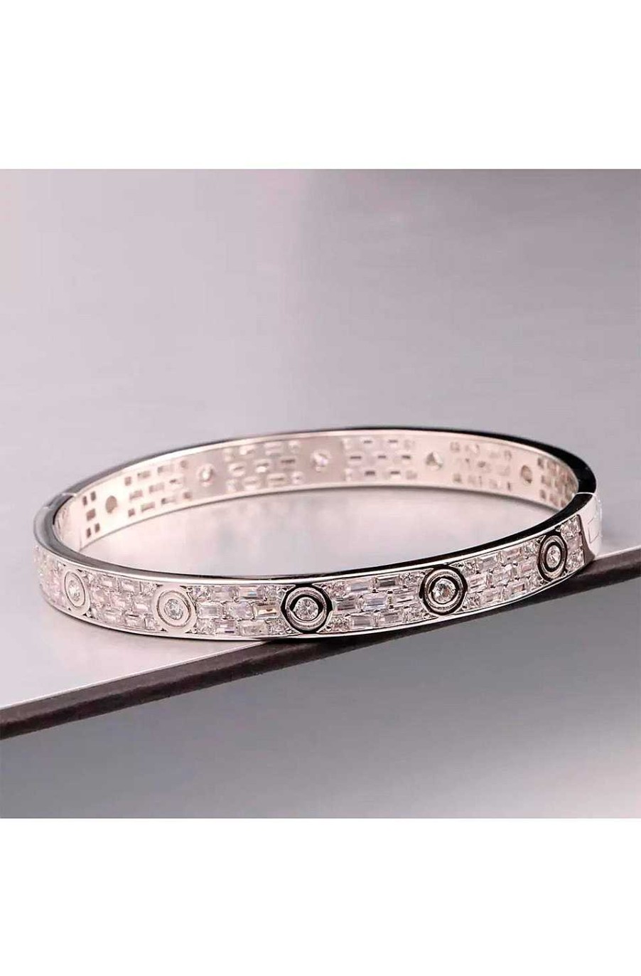 Accesorios Fetiche Suances | Pulsera R Gida Cristales Brick Plata