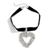 Accesorios Fetiche Suances | Chocker Terciopelo Coraz N Cristales