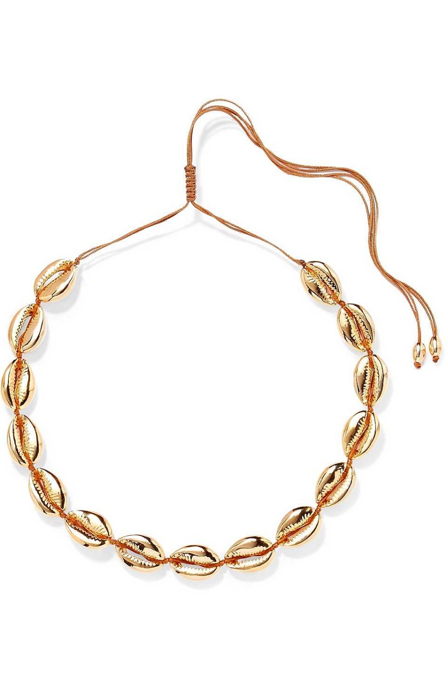 Accesorios Fetiche Suances | Chocker Conchas Total Gold 24K