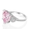Accesorios Fetiche Suances | Anillo De Plata Coraz N Pink