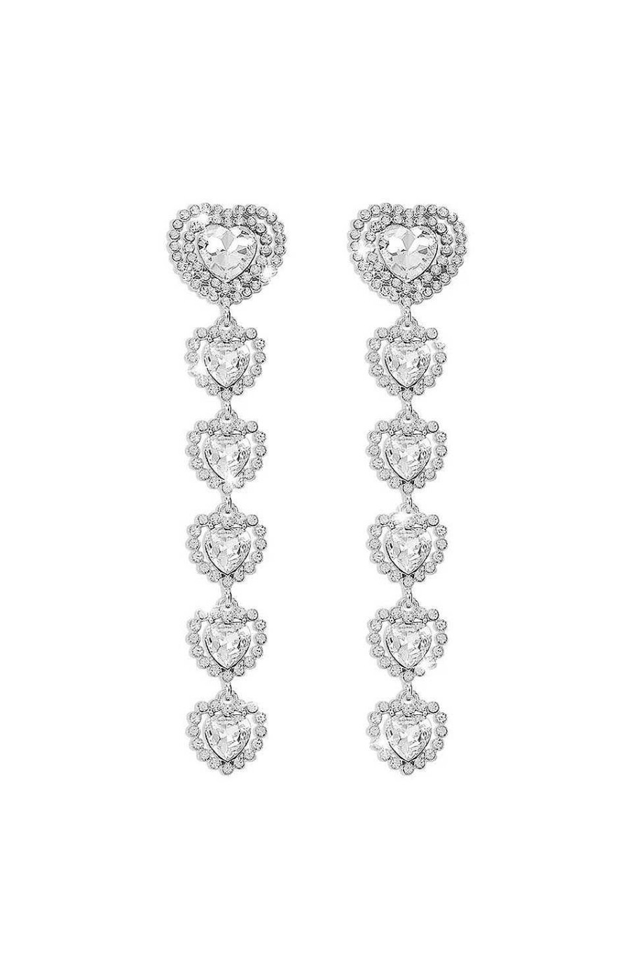 Accesorios Fetiche Suances | Pendientes Corazones Multi Silver