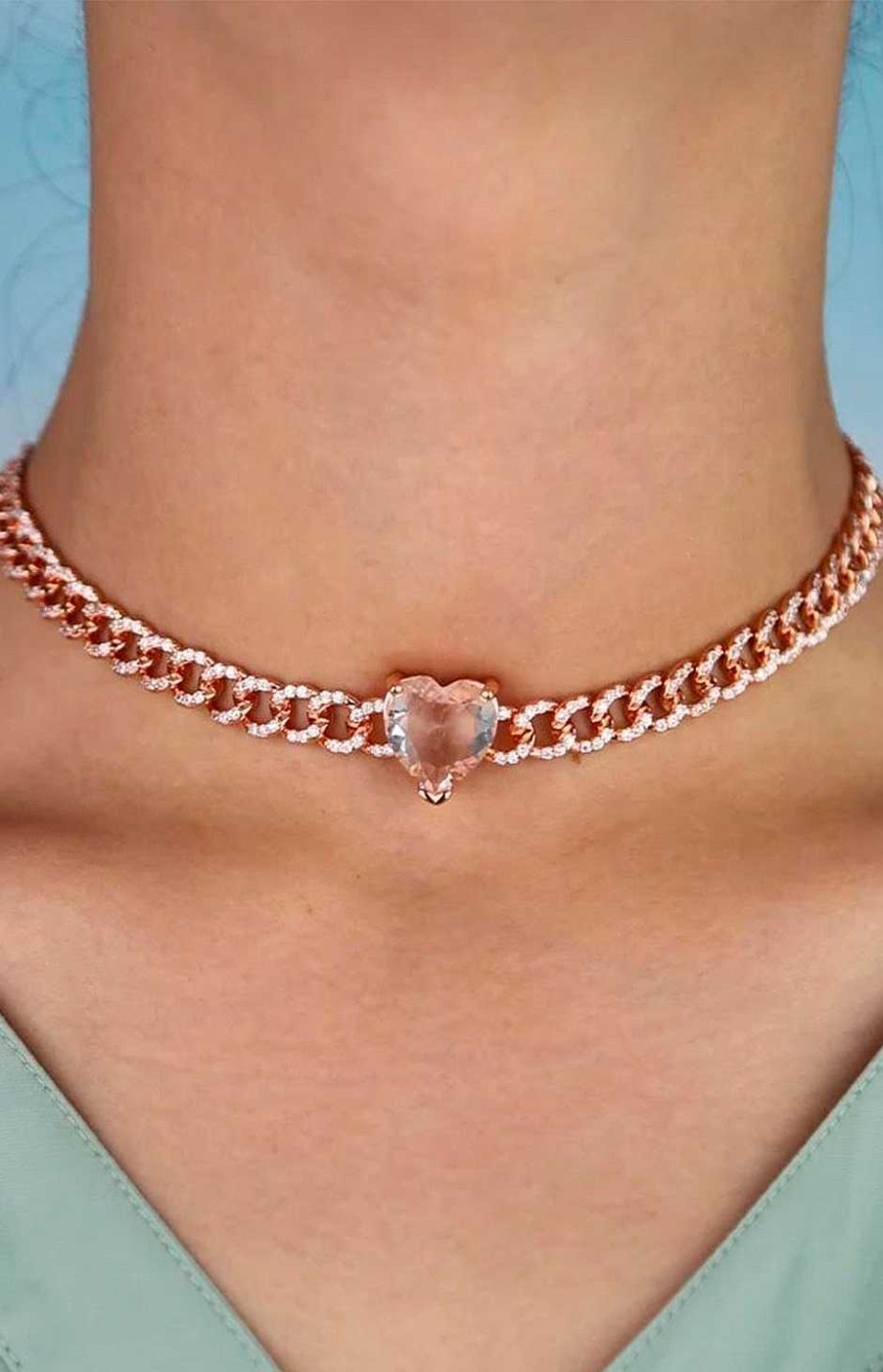 Accesorios Fetiche Suances | Gold Pink Heart