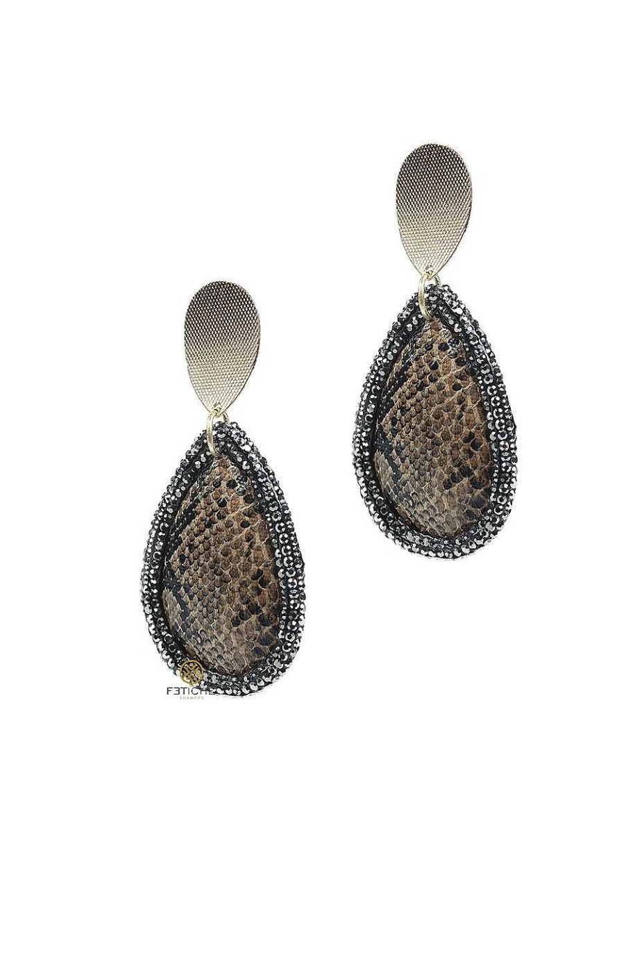 Accesorios Fetiche Suances | Pendientes Gota Snake Marr N