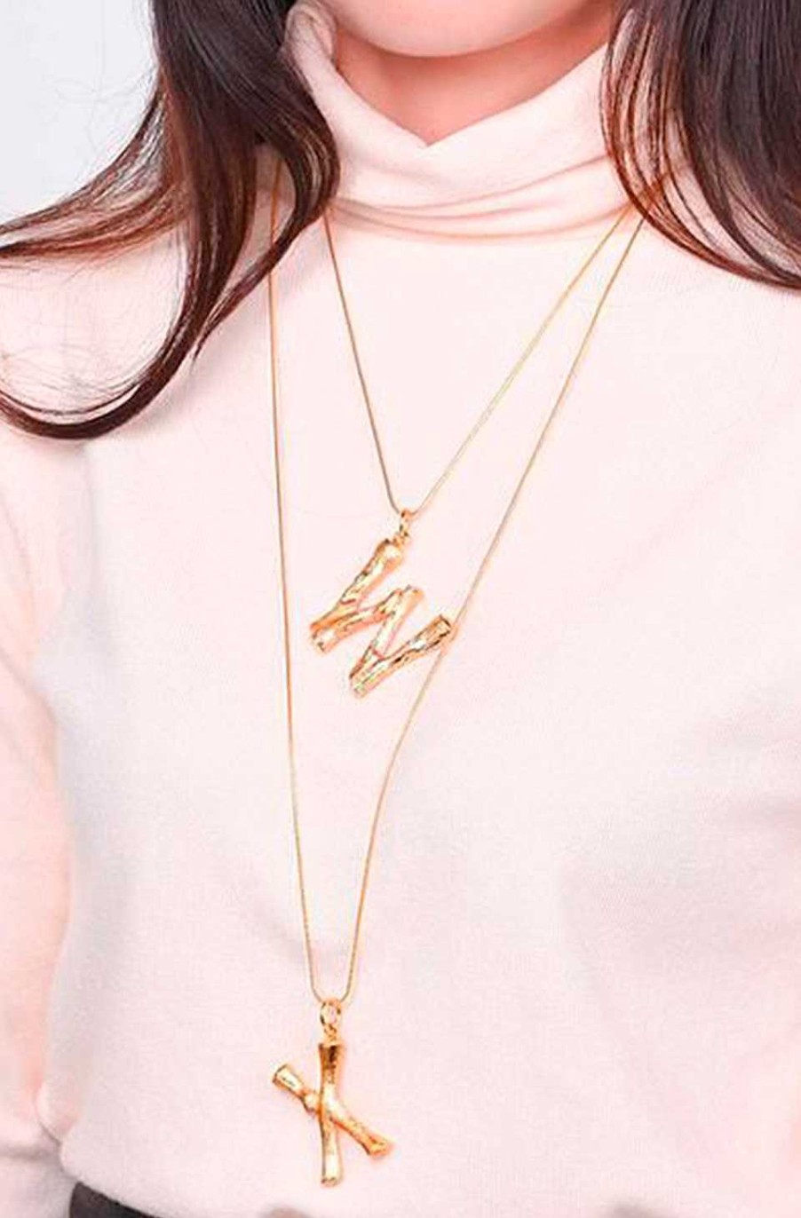 Accesorios Fetiche Suances | Collar Inicial¨W¨