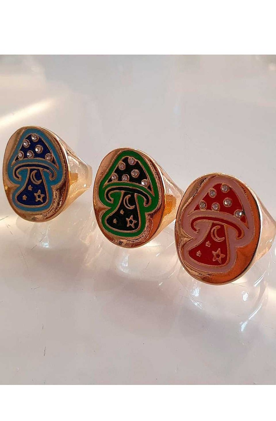 Accesorios Fetiche Suances | Anillo Mushroom Red