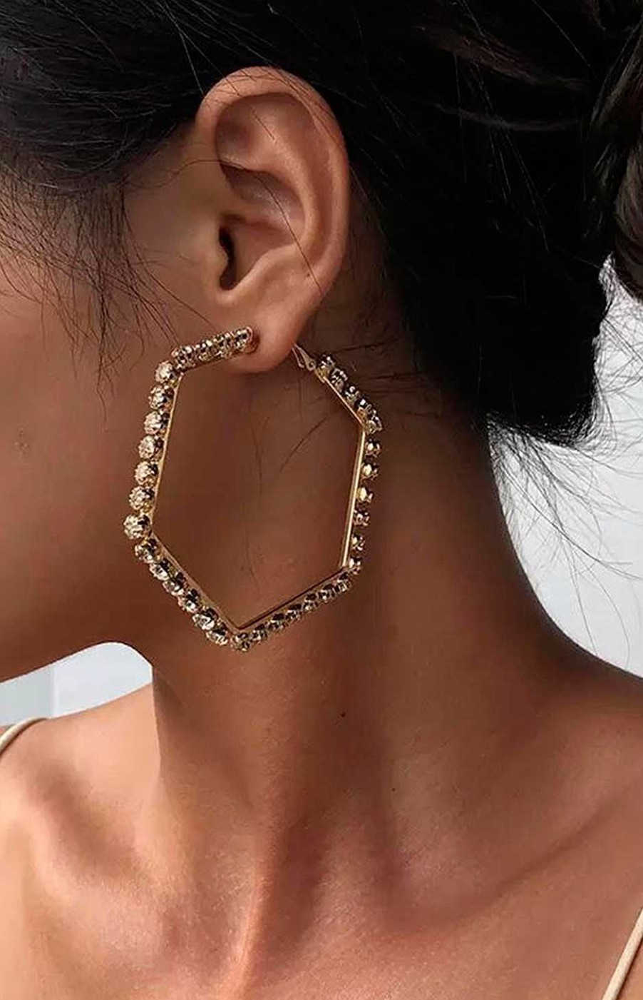 Accesorios Fetiche Suances | Pendientes Aro Octagonal