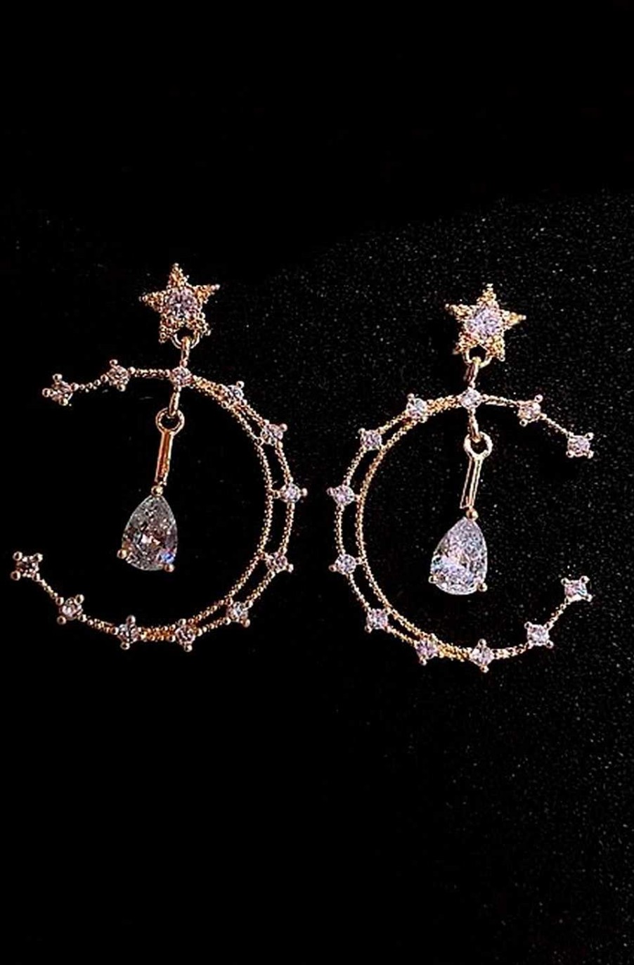 Accesorios Fetiche Suances | Pendientes Lagrimas Luna Y Estrellas