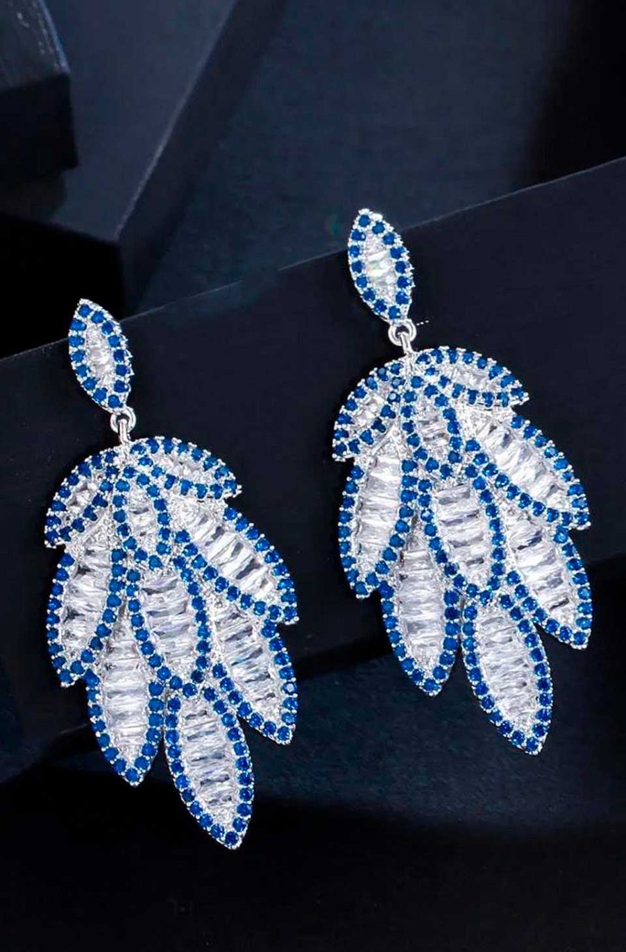 Accesorios Fetiche Suances | Pendientes Feather Circonitas
