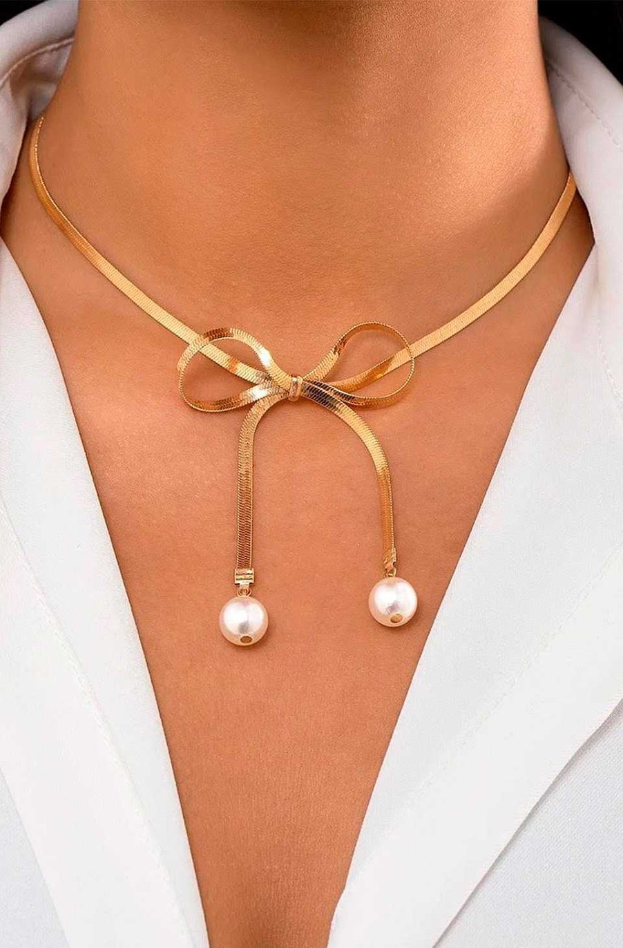 Accesorios Fetiche Suances | Collar Lazada Y Perlas