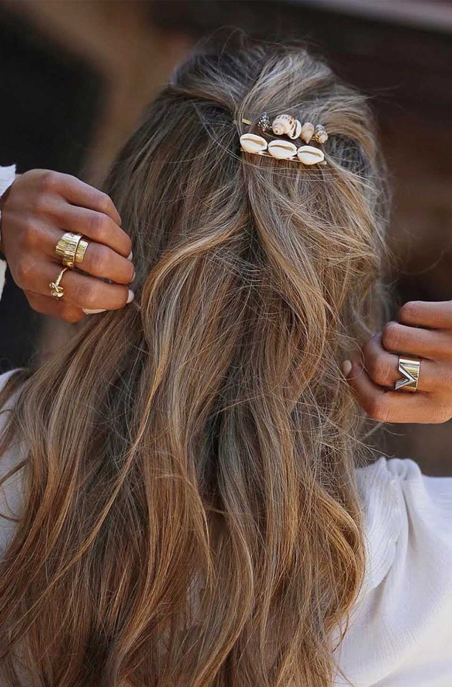 Accesorios Fetiche Suances | Horquilla Caracola Y Pearls