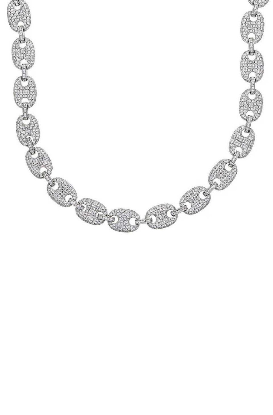 Accesorios Fetiche Suances | Collar Cadena Plata Eslabones Caf
