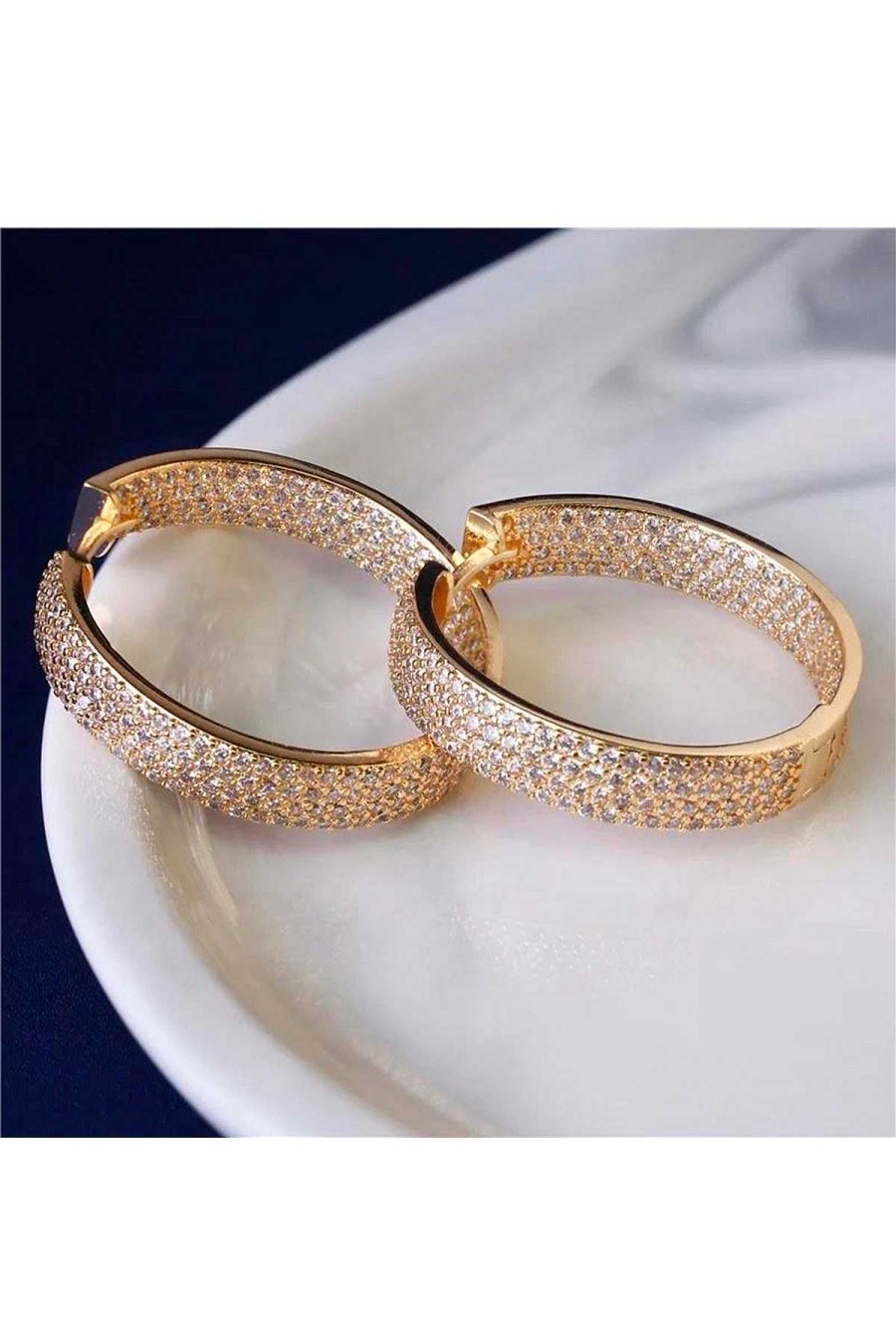 Accesorios Fetiche Suances | Aros Brillantes Circonitas
