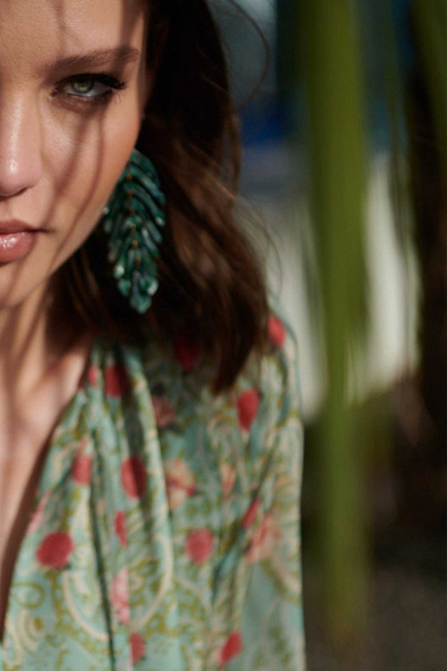 Accesorios Fetiche Suances | Pendientes Hoja De Palmera