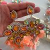 Accesorios Fetiche Suances | Pendientes Sevilla Flores Coral