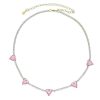 Accesorios Fetiche Suances | Collar Corazones Rosas