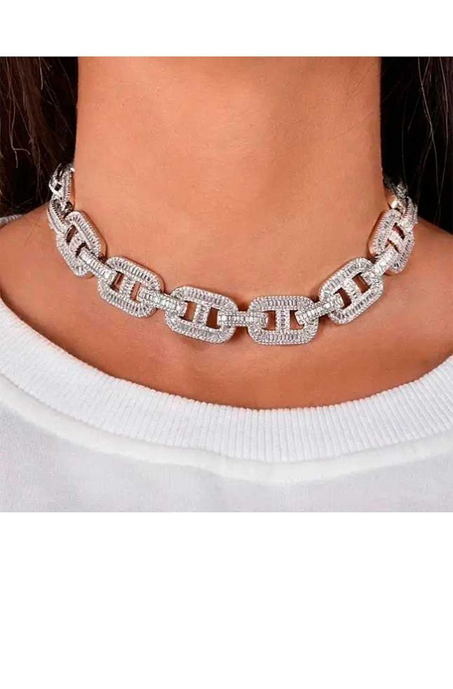 Accesorios Fetiche Suances | Collar Chocker Eslabones Joya