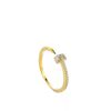 Accesorios Fetiche Suances | Anillo Fino Tornillo Dorado
