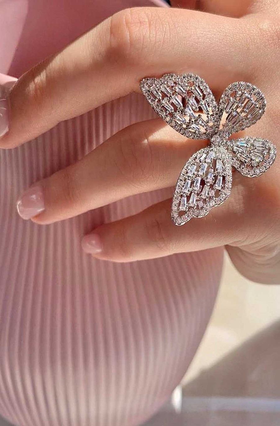 Accesorios Fetiche Suances | Anillo Mariposa Cristal