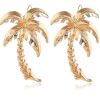 Accesorios Fetiche Suances | Pendientes Dorados Palmera