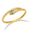 Accesorios Fetiche Suances | Pulsera Serpiente Ojo Esmeralda