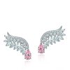 Accesorios Fetiche Suances | Pendientes Plata Wings Pink